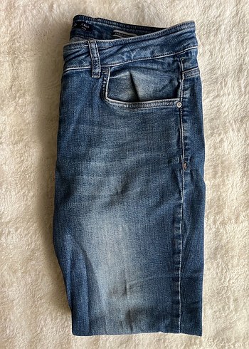 Defacto Skinny Fit Mavi Kot Pantolon - Görsel 3