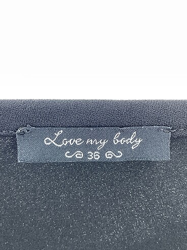 36 Beden siyah Renk Love My Body Kısa Elbise %70 İndirimli.