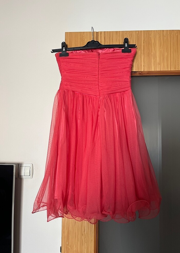 Tüllü Mezuniyet elbisesi - Görsel 3