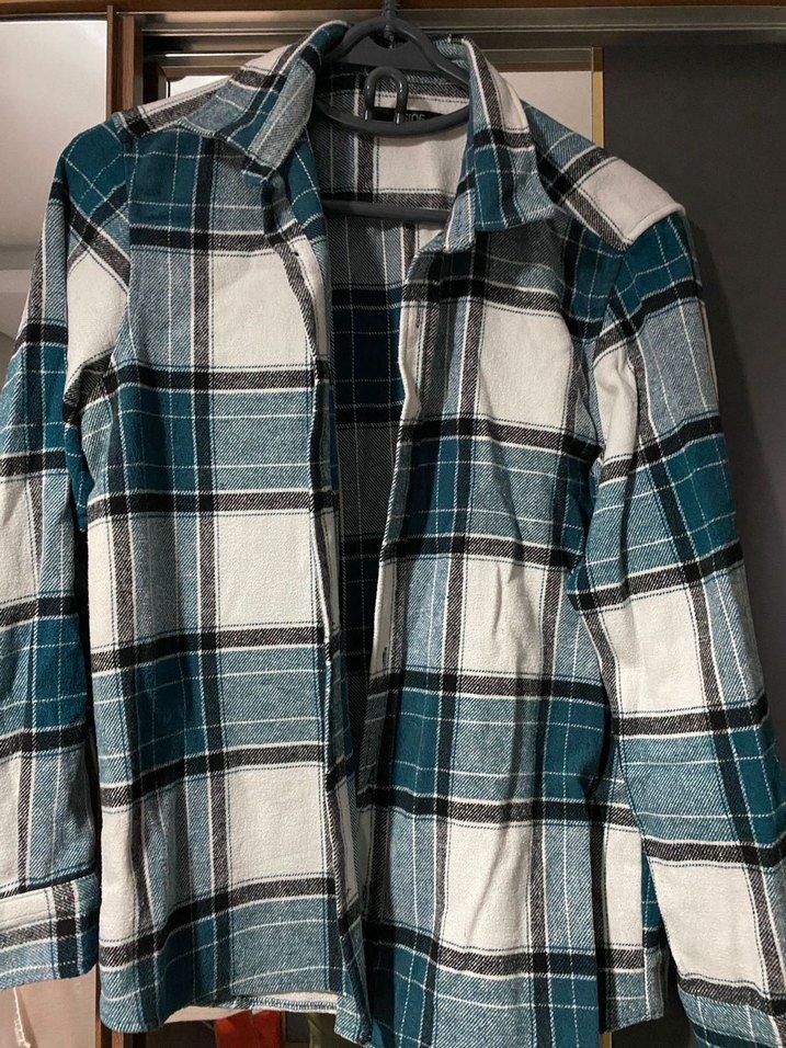 Mavi Ekoseli Pamuklu Erkek Gömlek - Görsel 2