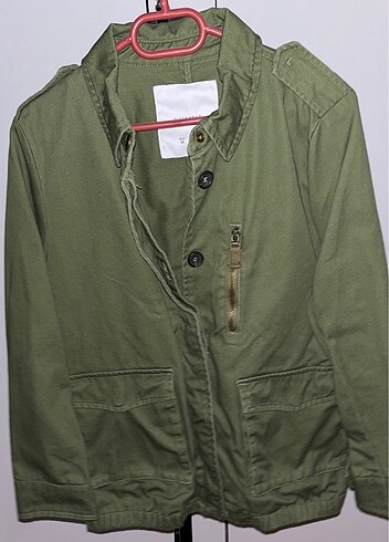 m Beden haki Renk Pull and Bear Ceket