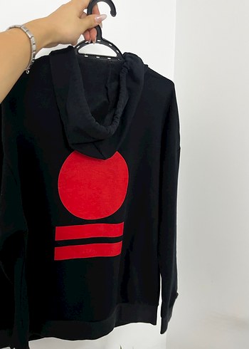 Siyah Tokyo Baskılı Kadın Sweatshirt