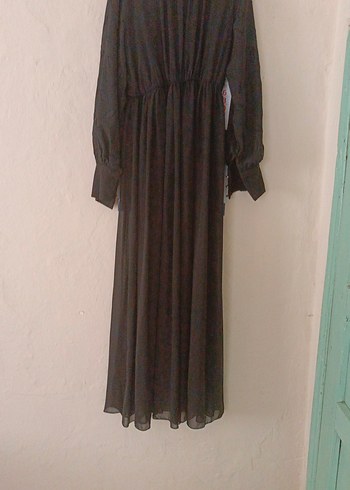 Uzun Siyah Gotik Elbise
