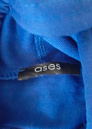 Diğer Mavi, Uzun Kollu, Baskılı Kadın Sweatshirt