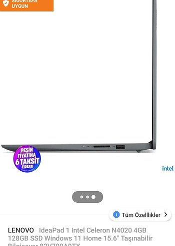 Lenovo Lenovo IdeaPad 1 Intel Celeron 15.6