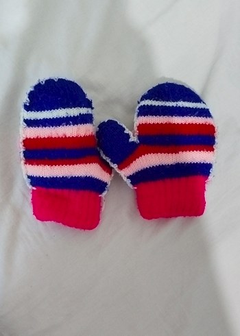 Nakışlı Renkli Kız Eldivenleri - Görsel 2