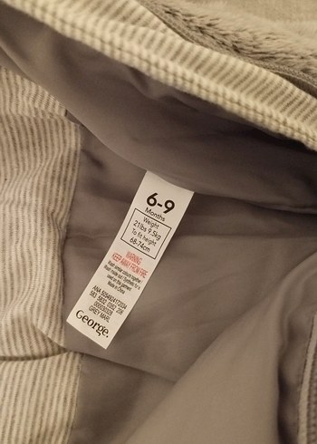 Gri Kürklü Bebek Tulumu - Görsel 8