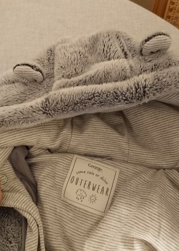 Gri Kürklü Bebek Tulumu - Görsel 7