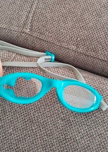 Turkuaz Elastik Yüzücü Gözlüğü - Görsel 2