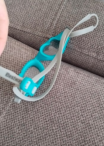 Turkuaz Elastik Yüzücü Gözlüğü - Görsel 3