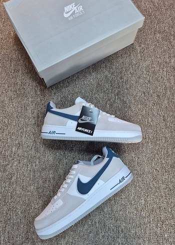 Nike Air Force 1 Low Beyaz Lacivert Sneaker