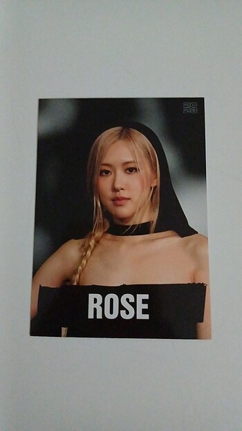 Rosé kpop collectibles kart