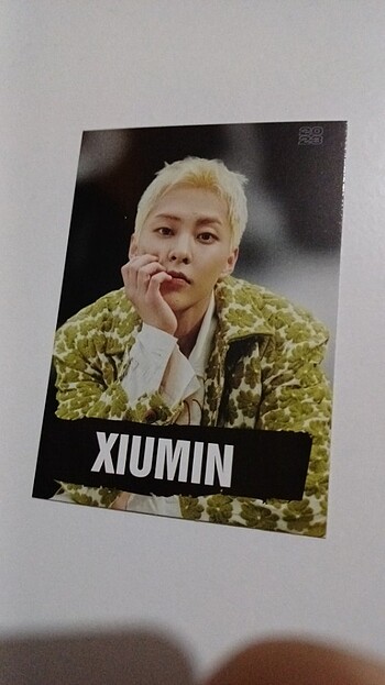 Xiumin kpop collectibles kart