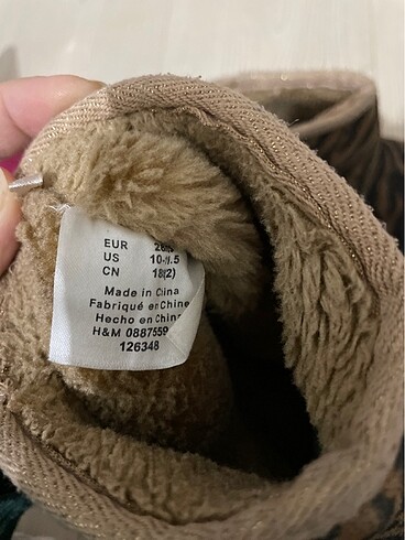 28 Beden kahverengi Renk H&M kız çocuk kız bot