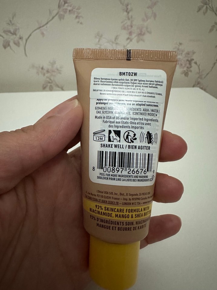 NYX Profesyonel Skin Tint- 02 numara - Görsel 3