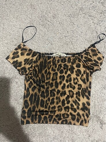 Pull and bear leopar üst
