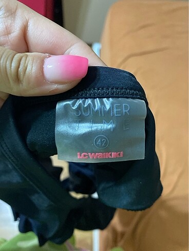 LC Waikiki Siyah bikini üstü