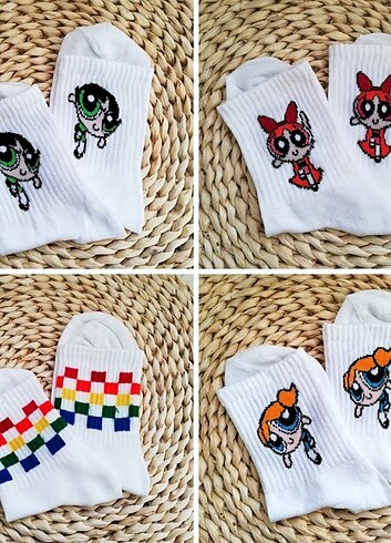 Powerpuff Girl Çorap Seti