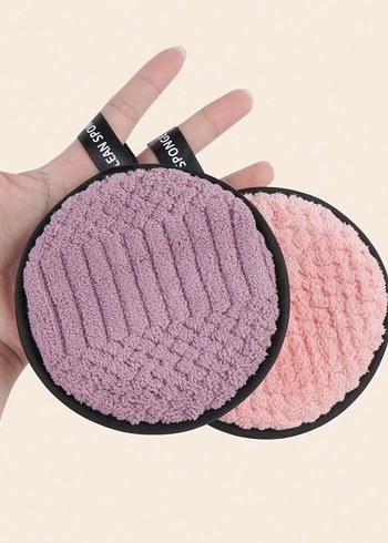 Pastel Pembe Makyaj Temizleme Süngeri - Görsel 3