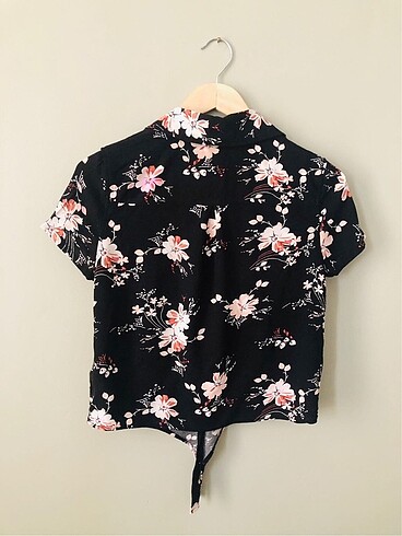 Aeropostale Aeropostale siyah çiçekli gömlek