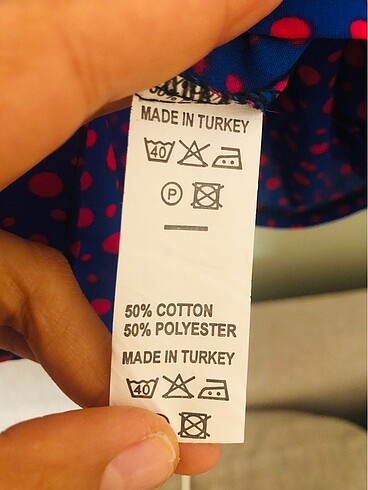 38 Beden Puantiyeli Gömlek