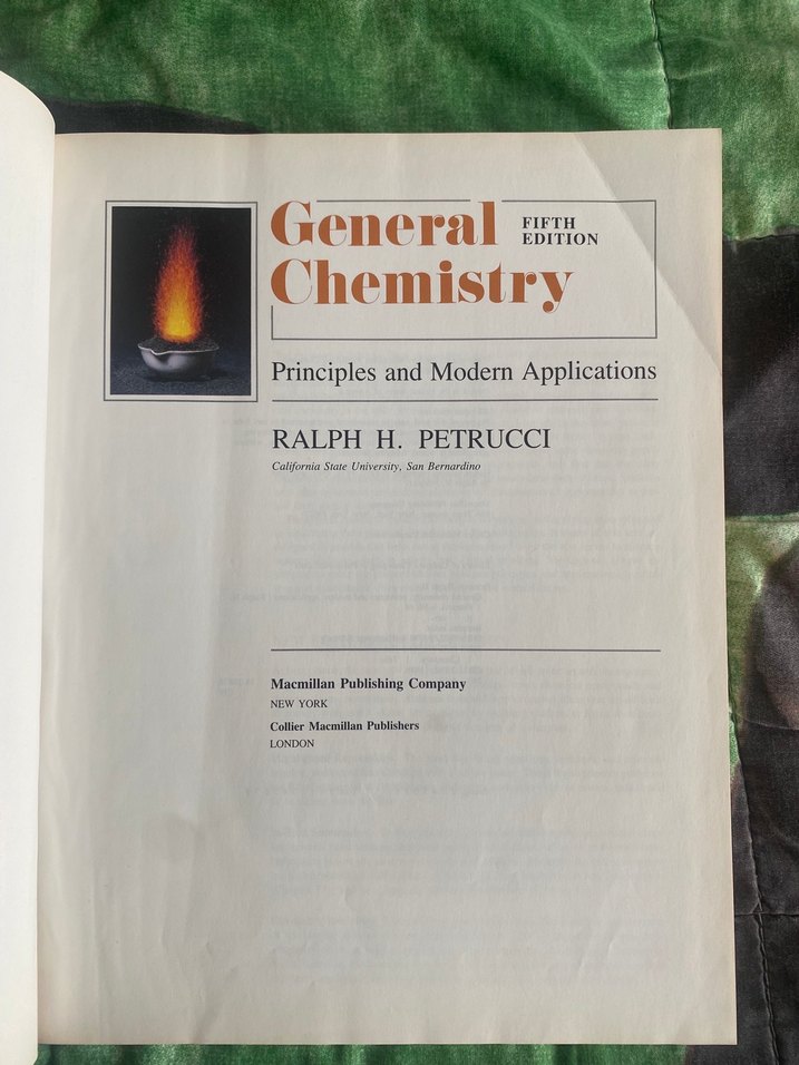 General Chemistry - Ralph H. Petrucci, 5. Baskı - Görsel 2