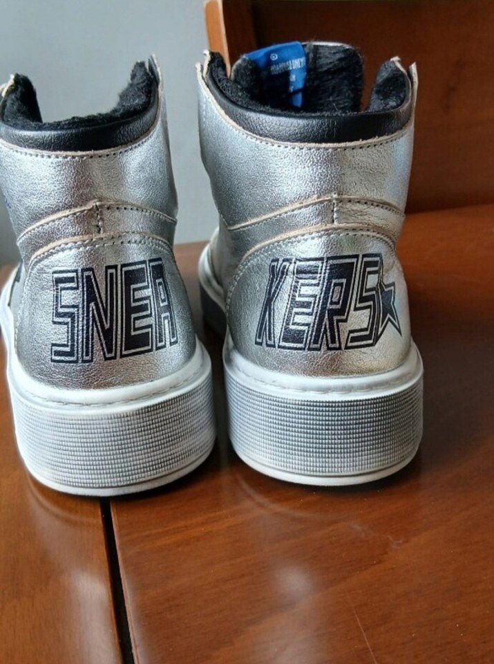 Gri Platform Topuklu Bağcıklı Kadın Spor Ayakkabı - Görsel 2