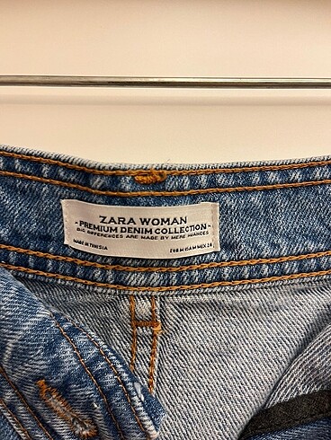 m Beden Zara Mini Kot Etek M