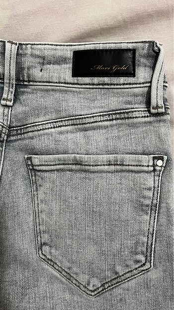 xs Beden Mavi Gold Serenay Jean
