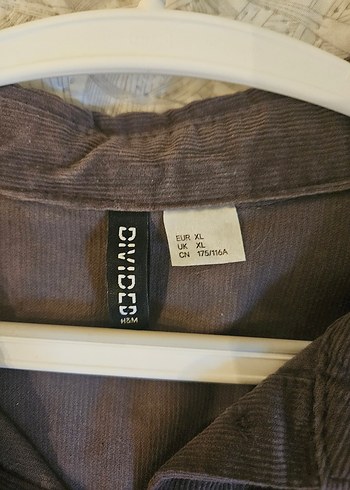 xl Beden H&M Kadın kadife oversize gömlek