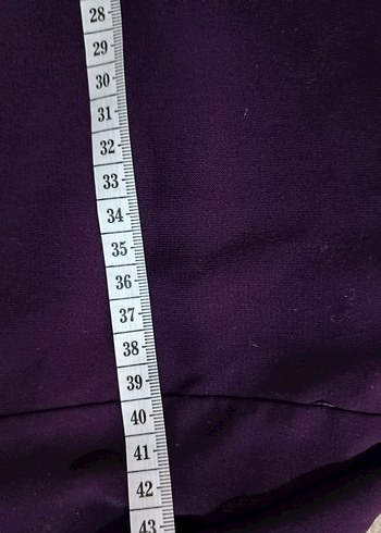 40 Beden mor Renk Diger Mor Uzun Kollu Salaş Elbise
