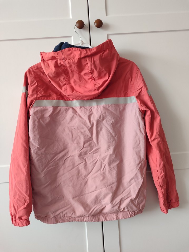 Hm Kız Çocuk Pembe Kapüşonlu Yağmurluk - Görsel 2