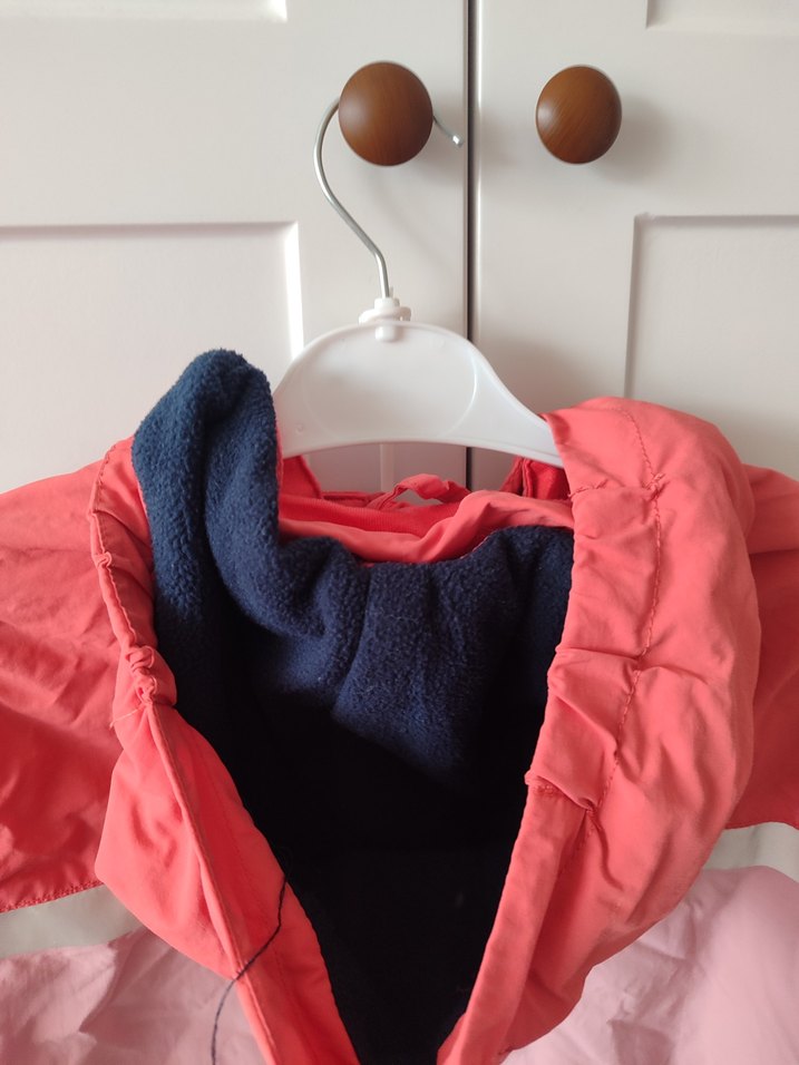 Hm Kız Çocuk Pembe Kapüşonlu Yağmurluk - Görsel 3