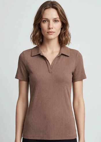 LC Waikiki Vizon Fitilli Polo Tisort