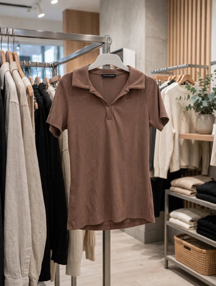 Vizon Fitilli Polo Tişört — görsel 2/3
