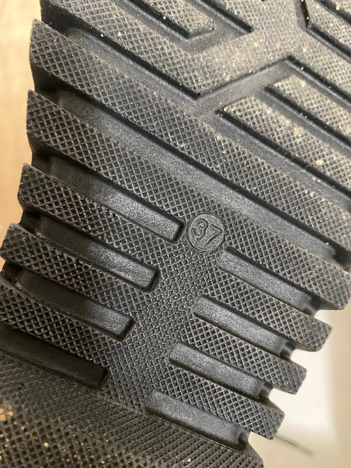 Düz Siyah Deri Platform Bot - Görsel 5