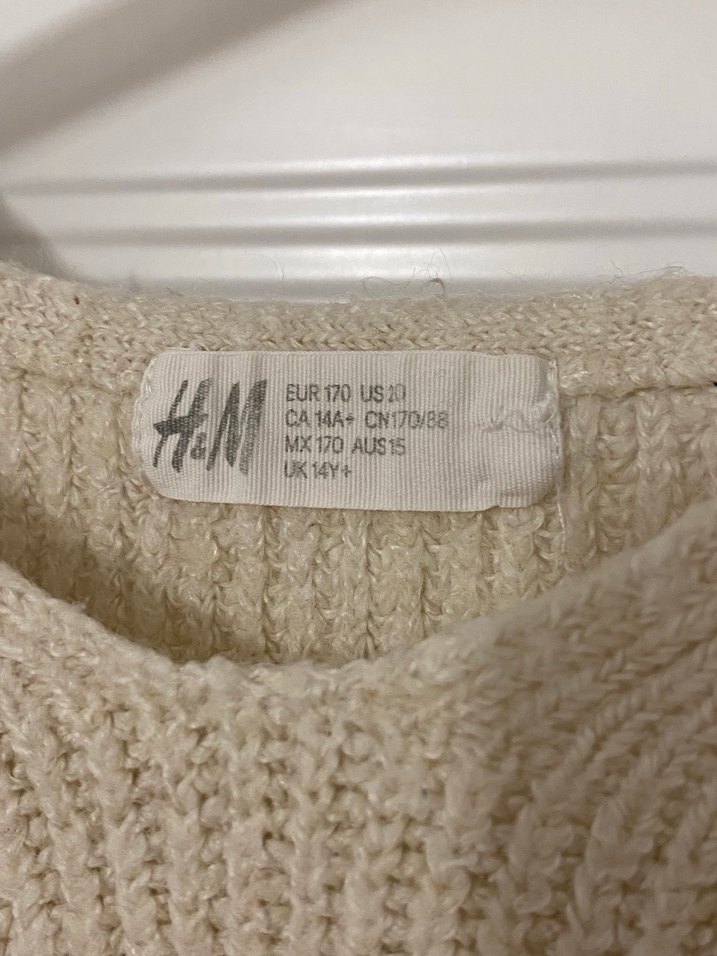 Bej Örgü Kadın Kazak - Görsel 2