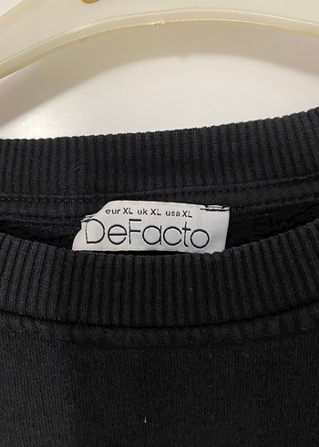 Siyah Kadın Oversize Sweatshirt - Görsel 2