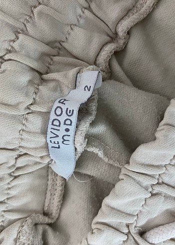 Bej Kadın Pamuklu Salaş Eşofman - Görsel 2