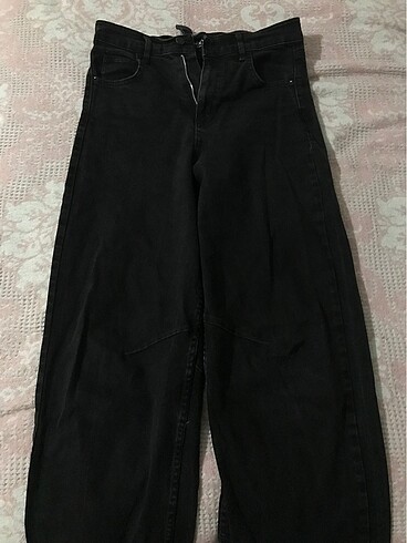 Siyah baggy jean