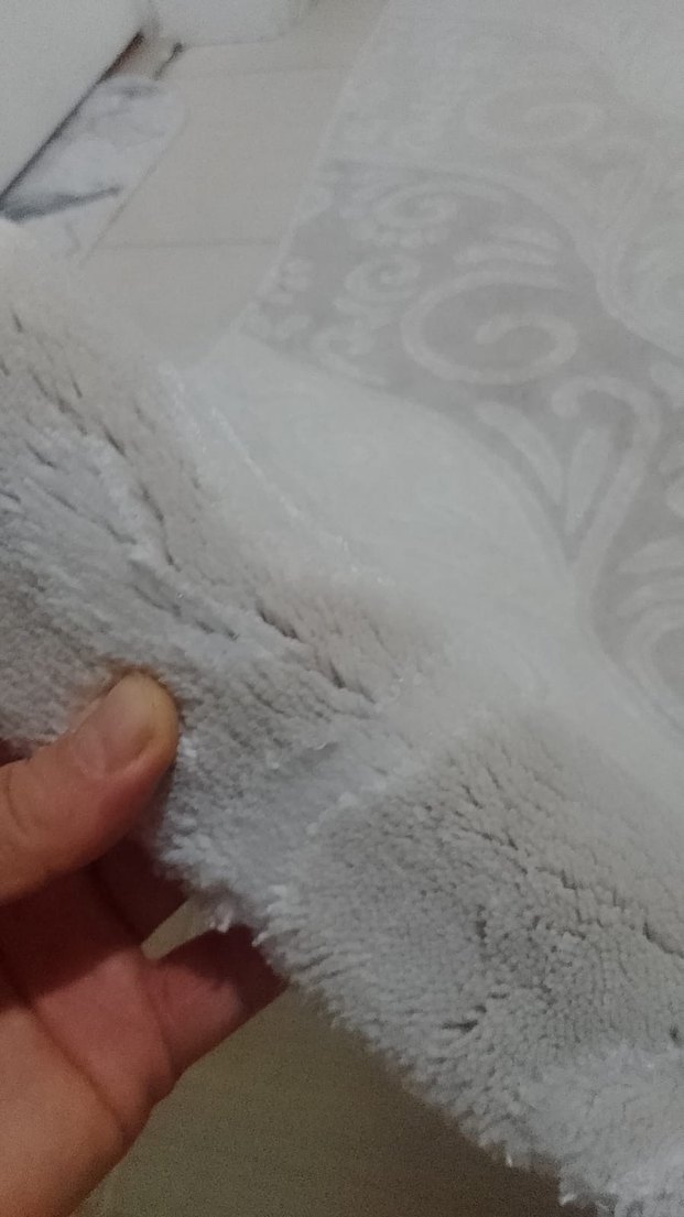 Beyaz Gri Desenli Halı - Görsel 3