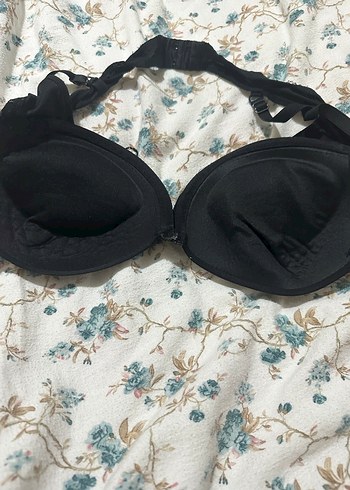 Siyah Minimalist Midi Sütyen - Görsel 2