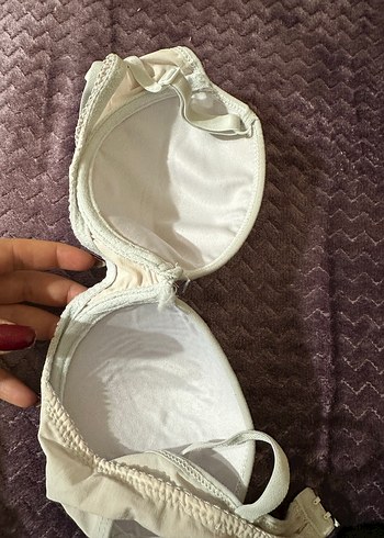 Beyaz Bohem Tarzı Rahat Sütyen - Görsel 2