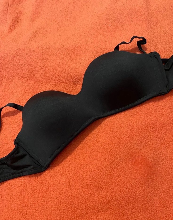 Siyah Minimalist Midi Sütyen 80 B - Görsel 2