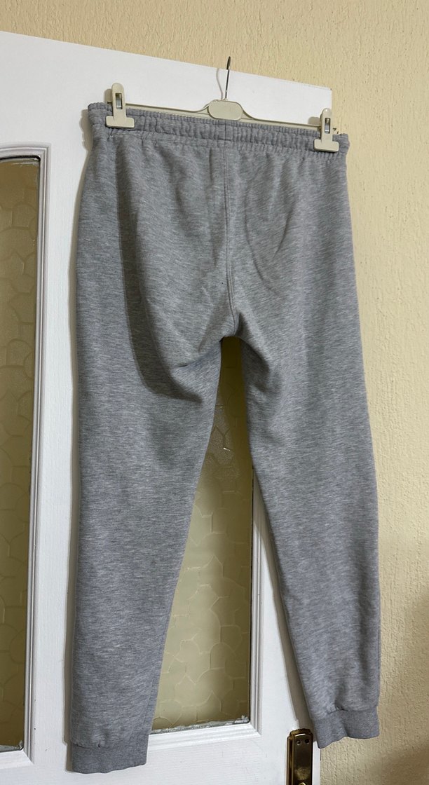 Gri Fermuarlı Erkek Eşofman Altı - Görsel 2