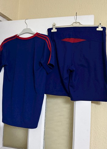 Mavi Pilili Gevşek Kesim Erkek Şort - Görsel 3