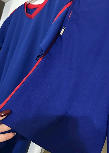 Mavi Pilili Gevşek Kesim Erkek Şort - Görsel 2