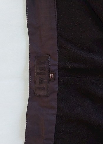 Siyah Bol Kesim Kadın Kumaş Pantolon - Görsel 5