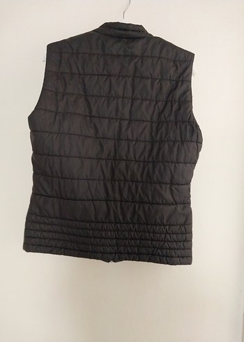 Siyah Fermuarlı Kadın Yelek - Görsel 4