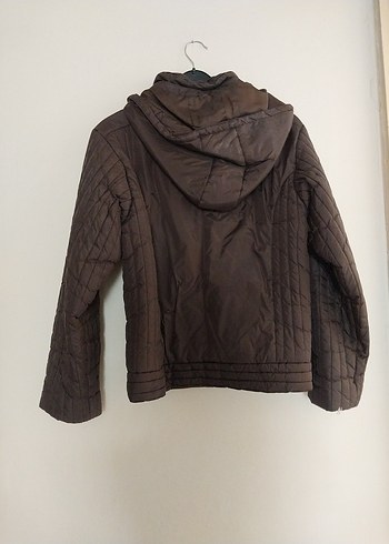 Kahverengi Fermuarlı Kadın Mont - Görsel 2